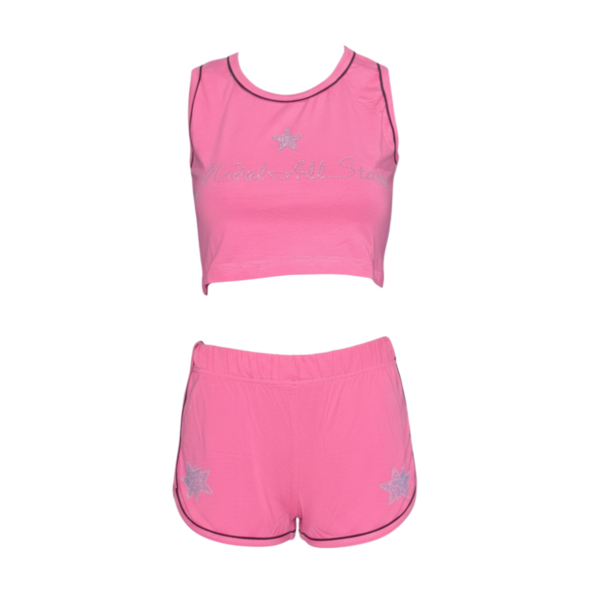 Pink Rhinestone Allstarz Lounge Set