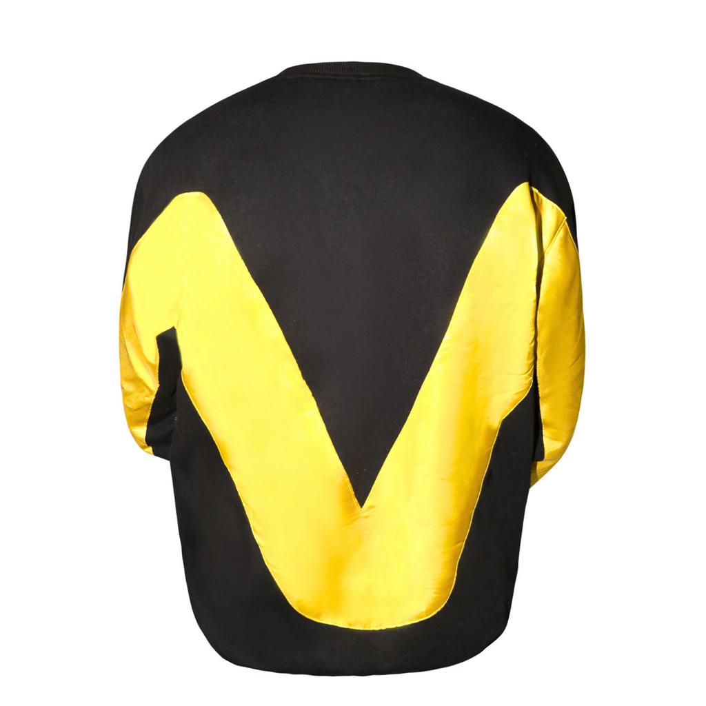 Black M Collection Gold Crew Neck