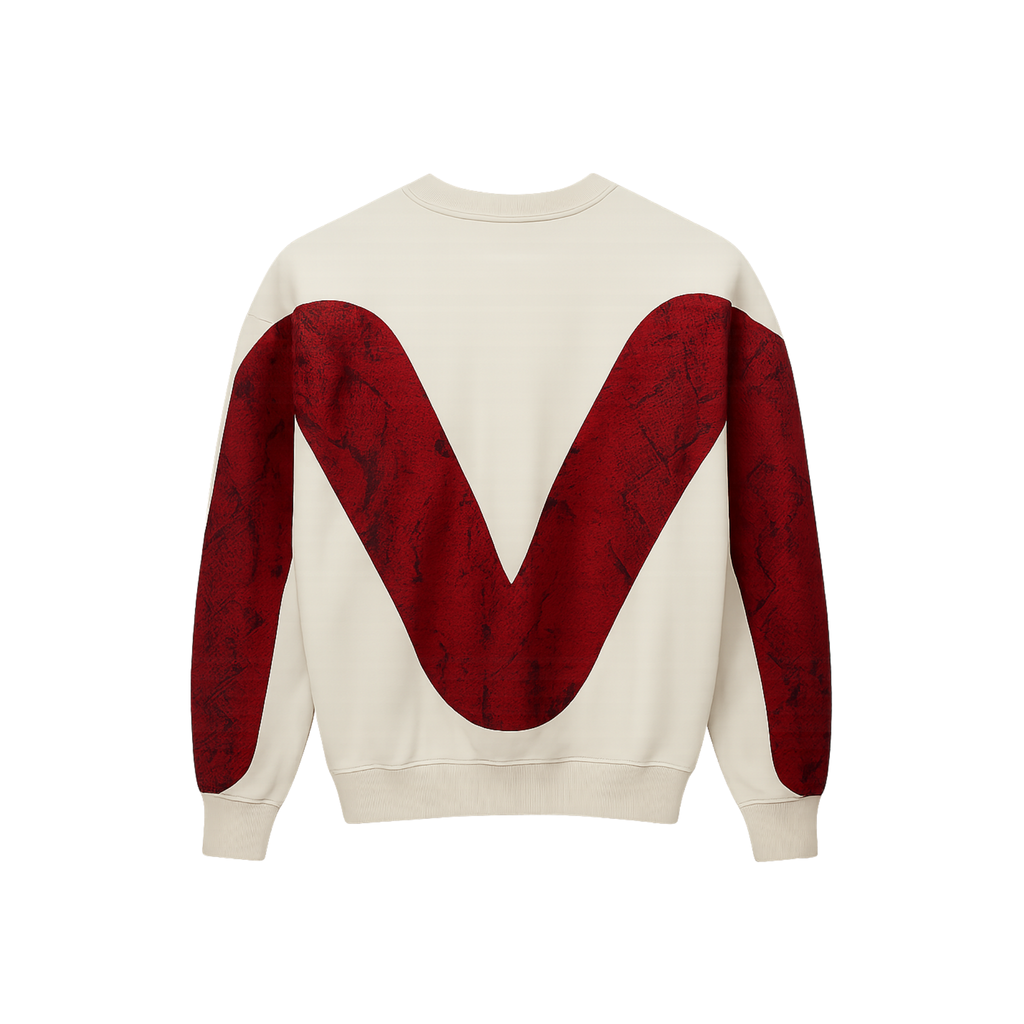 PRE-ORDER | White M Collection Red Leather Snake Skin
