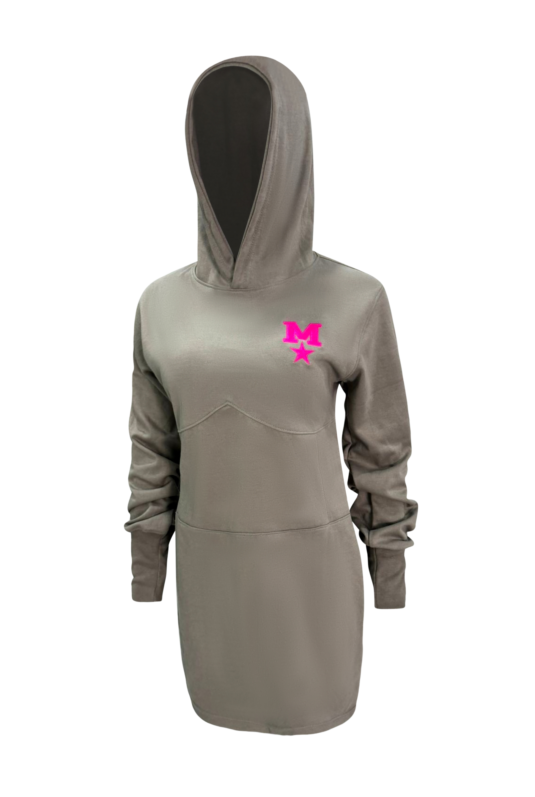 Gray & Pink Allstarz Hoodie Dress