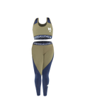 Olive Green & Navy Model AllStarz Legging Set
